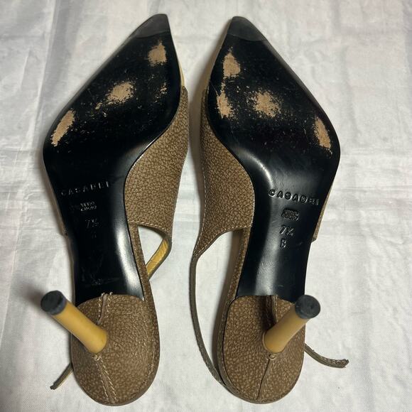 Casadei Slingbacks 7 1/2 B - Picture 5 of 8